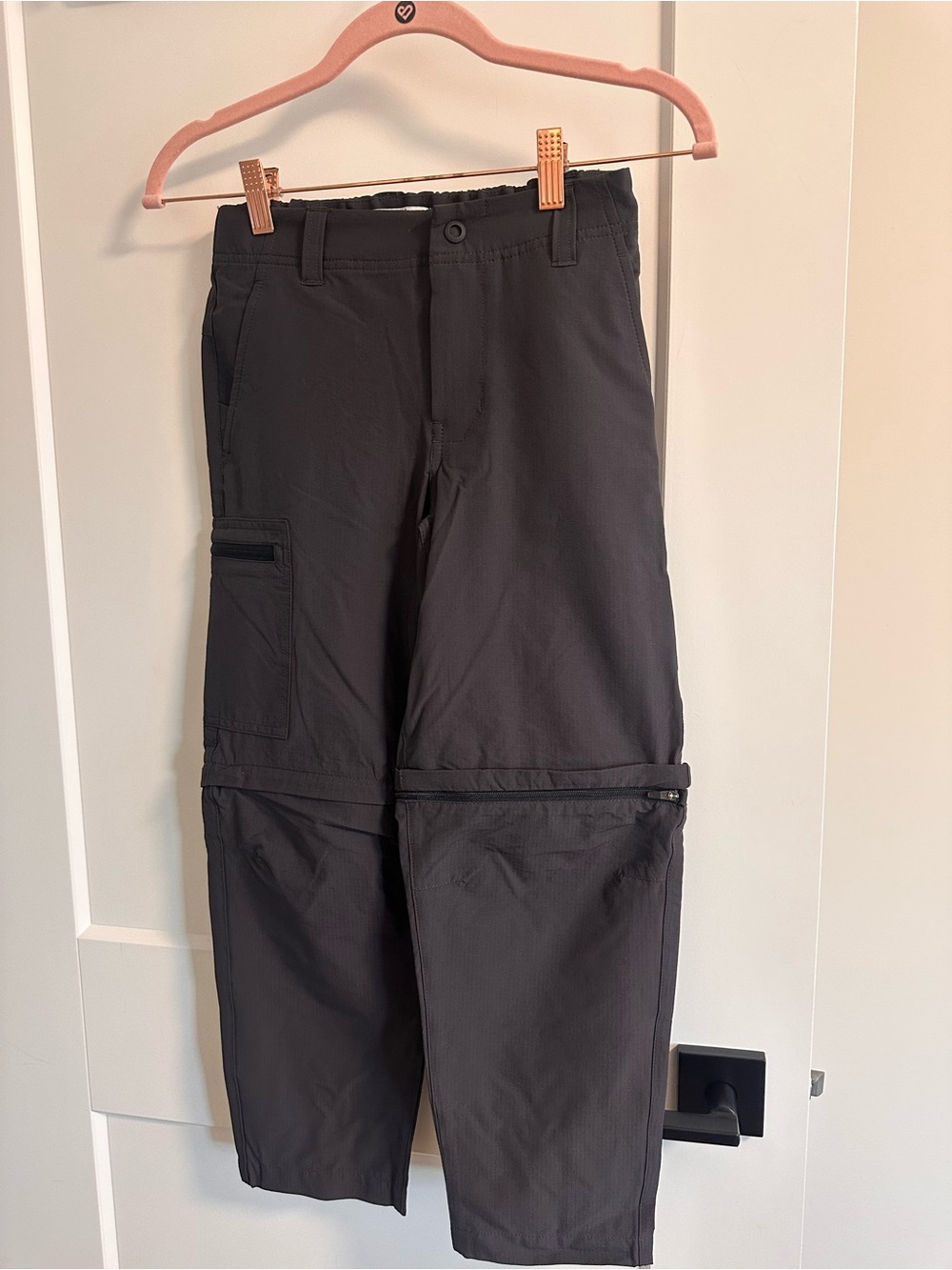 MEC Black Convertible Zip-Off Kids Cargo Pants
